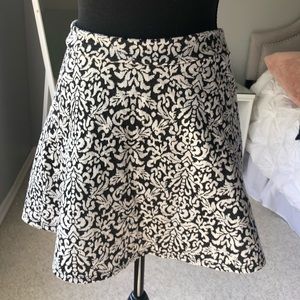 Black & White Skater Skirt